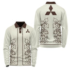 Mitsubishi Long Sleeve Polo SHW064