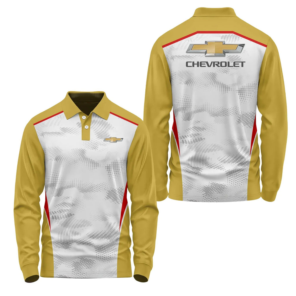 Chevrolet Long Sleeve Polo SC081