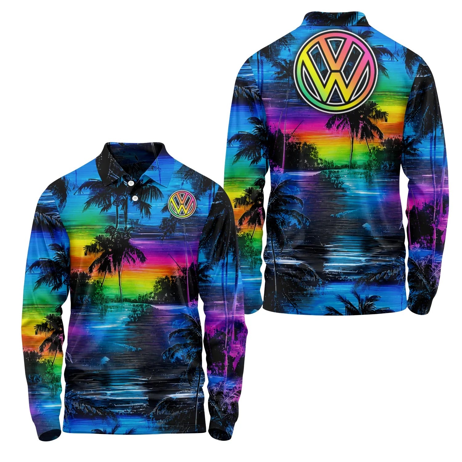 Volkswagen Long Sleeve Polo SHW055