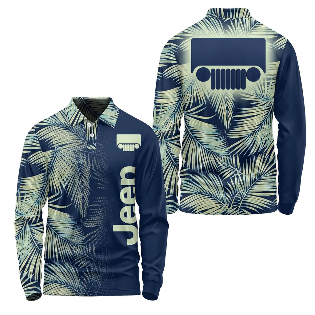 Jeep Long Sleeve Polo SHW003
