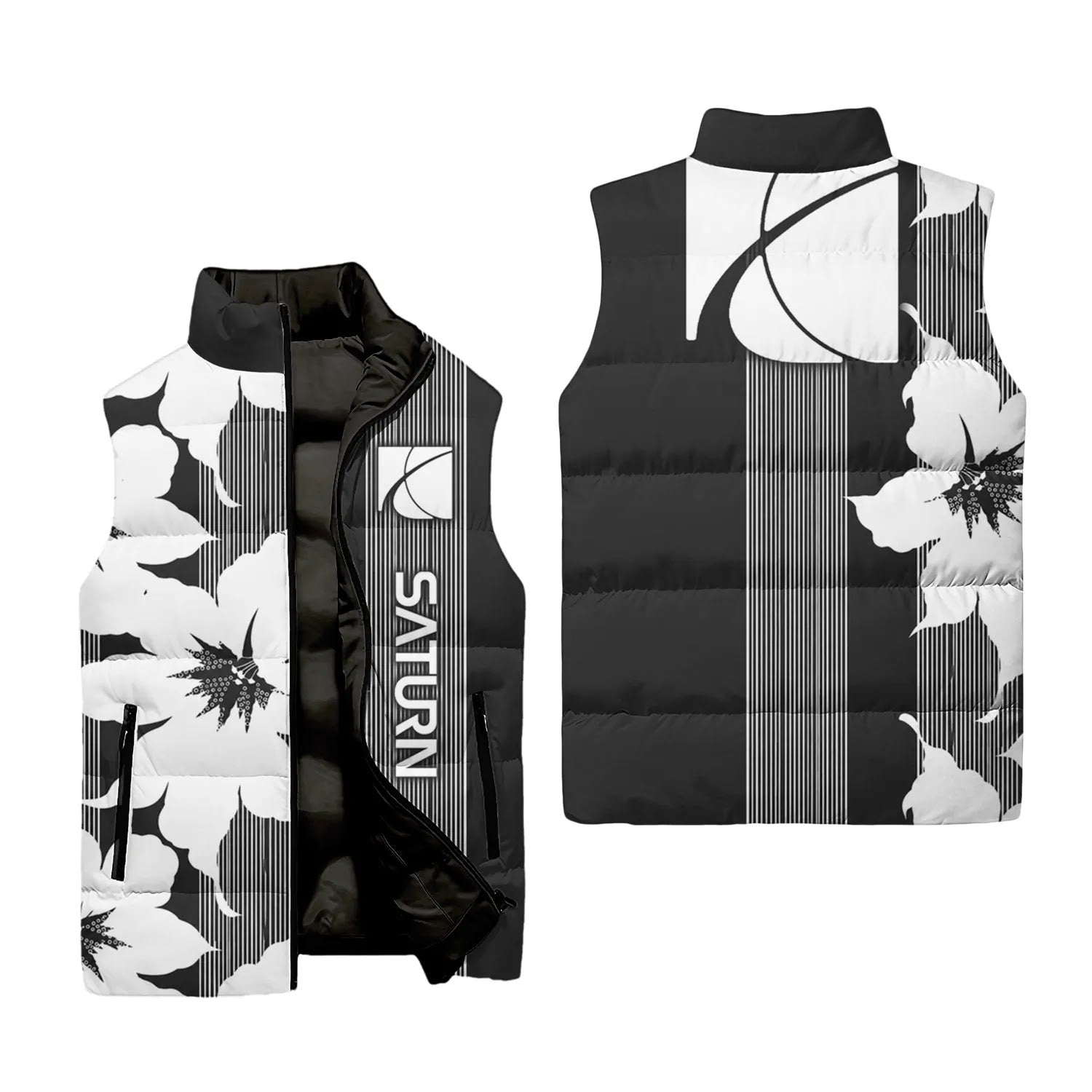 Saturn Sleeveless Puffer Jacket SHW039