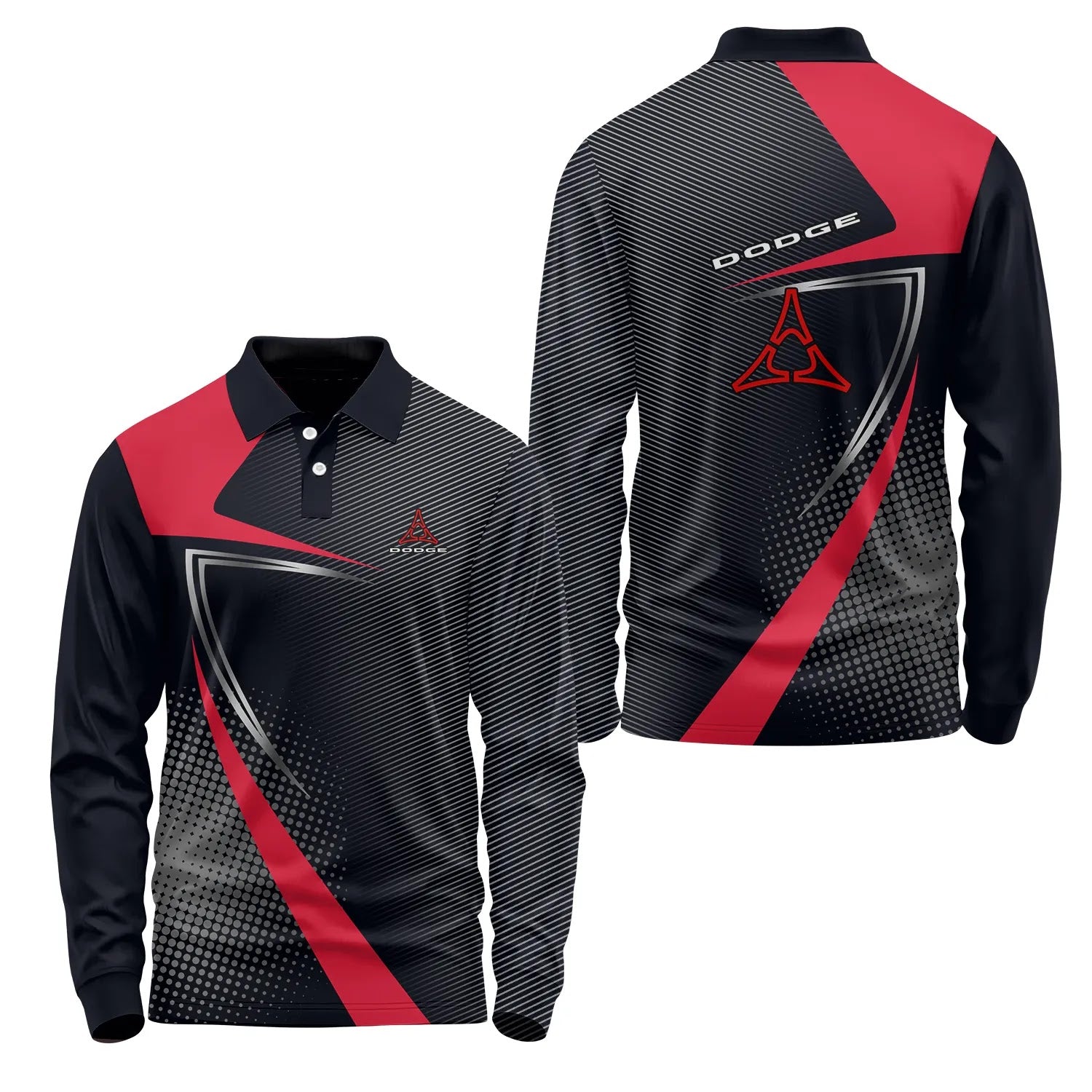 Dodge Long Sleeve Polo SC059