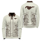 Ford Mustang Long Sleeve Polo SHW064