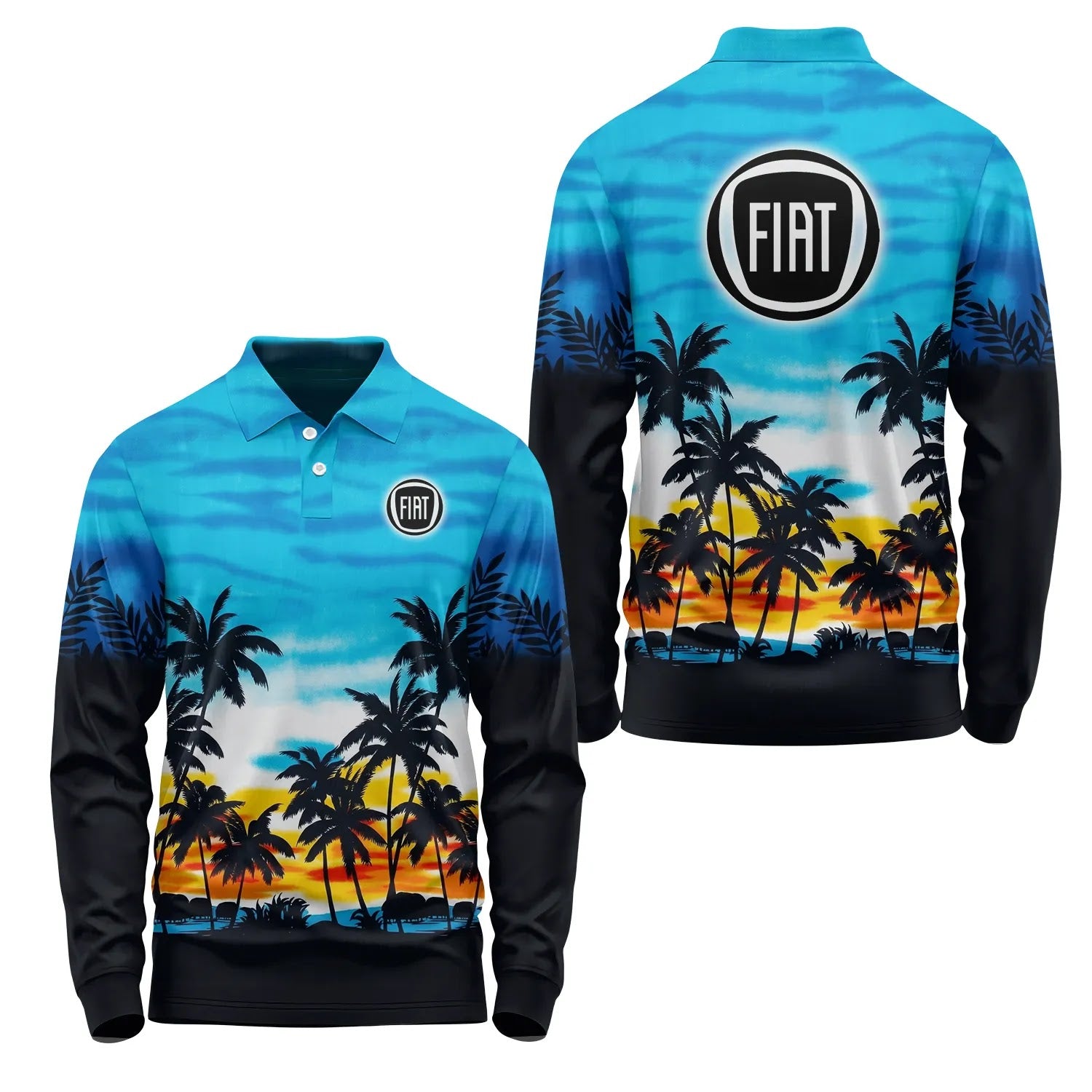 Fiat Long Sleeve Polo SHW051