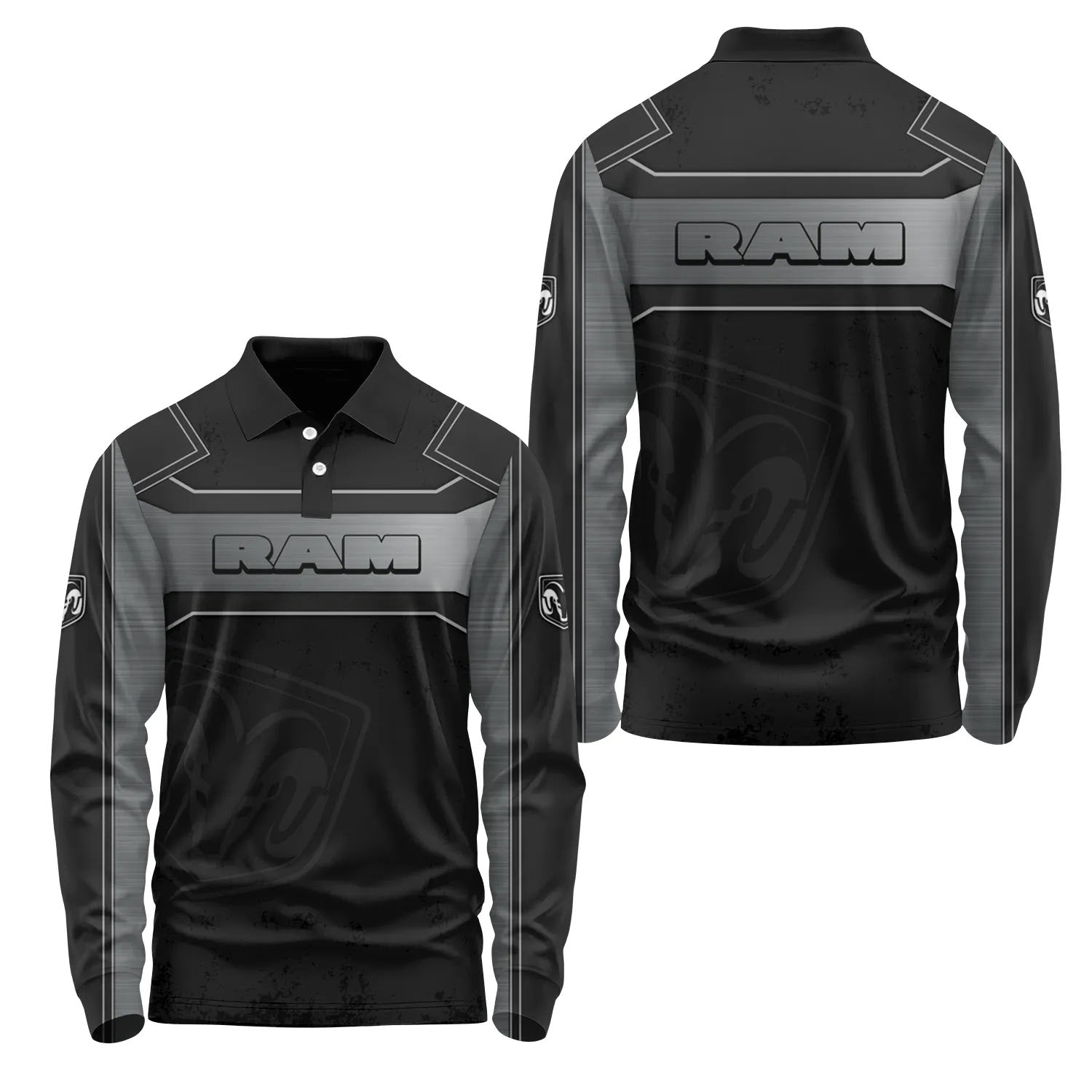 Ram Long Sleeve Polo SC085