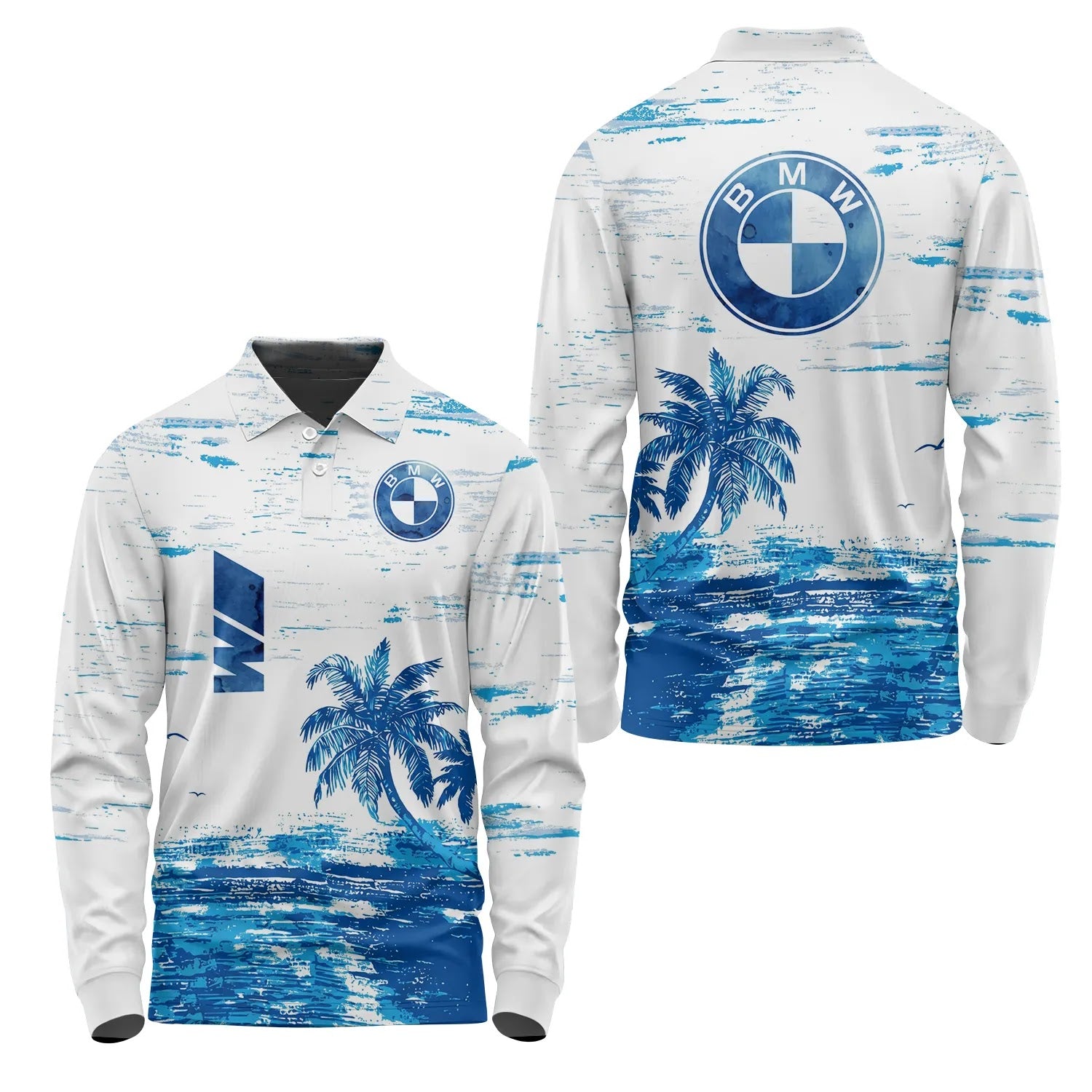 BMW Long Sleeve Polo SHW069