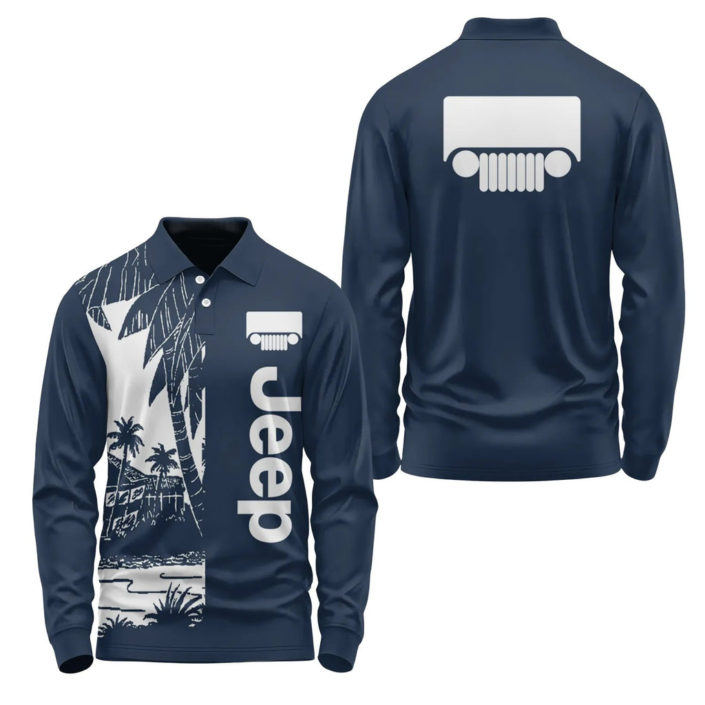 Jeep Long Sleeve Polo SHW031