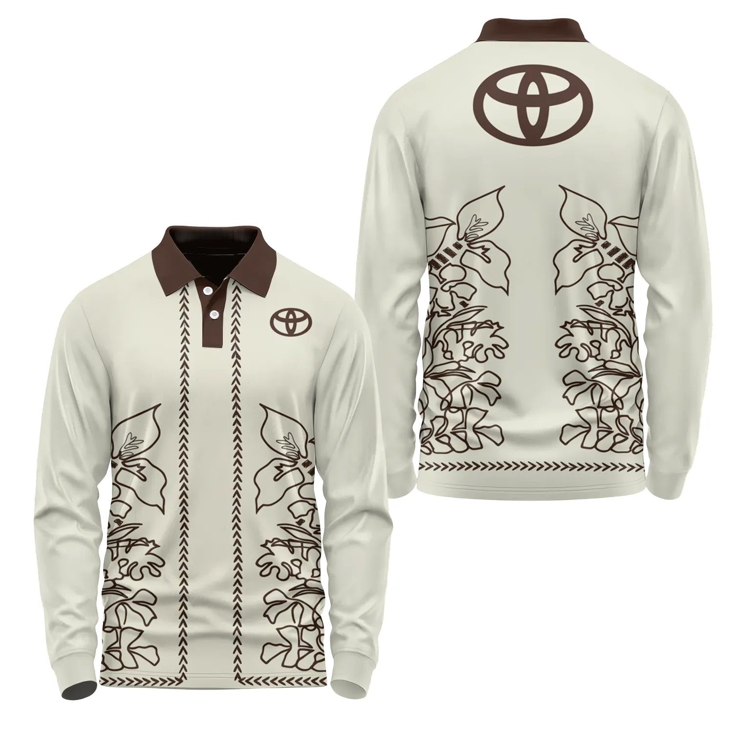 Toyota Long Sleeve Polo SHW064