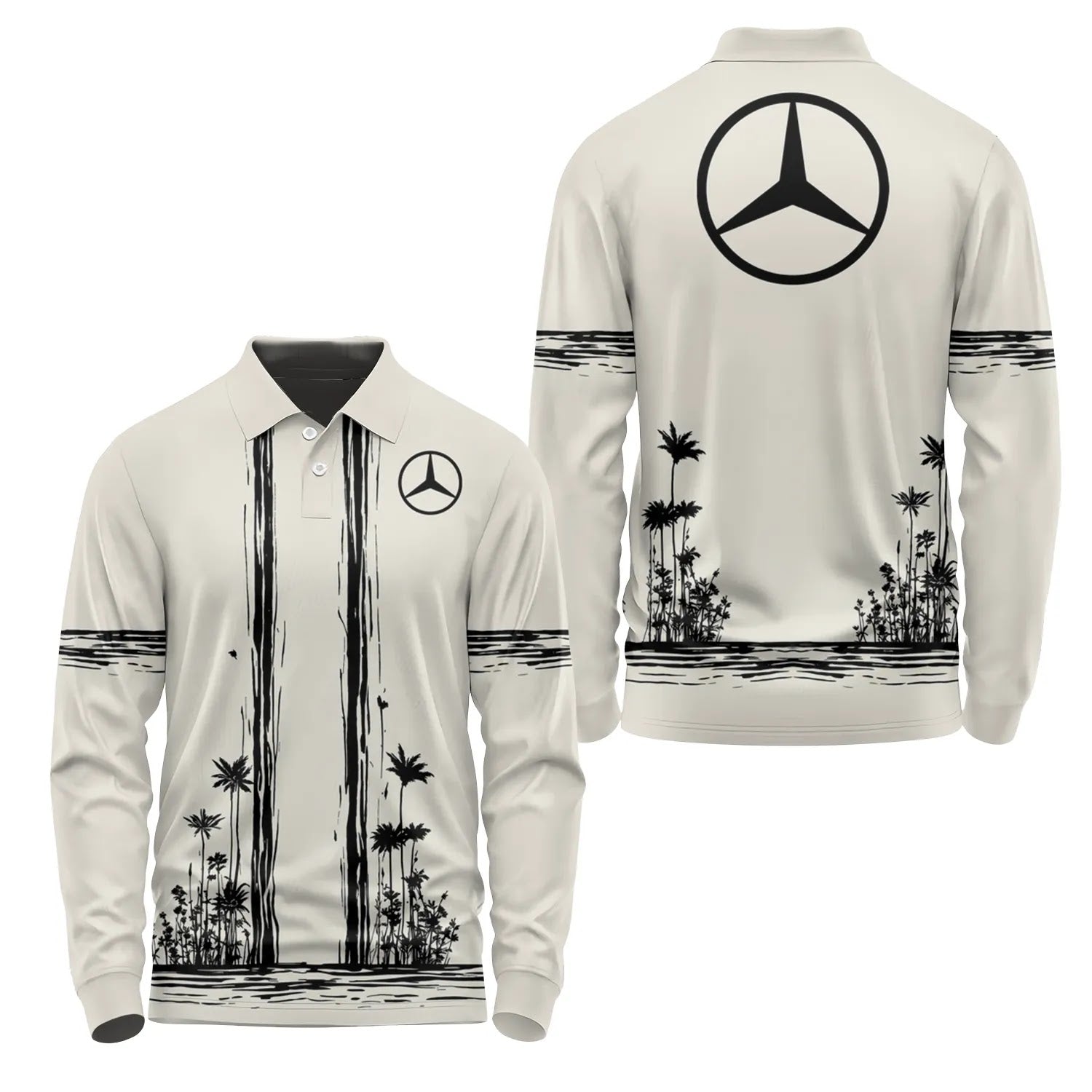 Mercedes-Benz Long Sleeve Polo SHW043