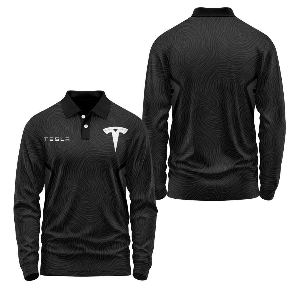 Tesla Long Sleeve Polo SC102