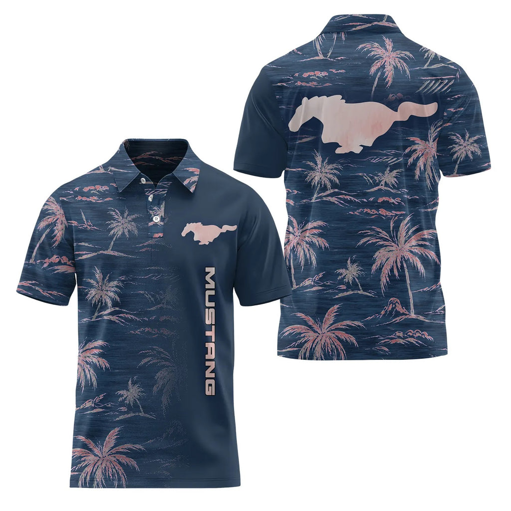 Ford Mustang Short Sleeve Polo SHW013