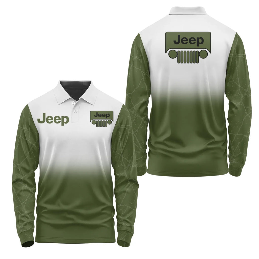 Jeep Long Sleeve Polo SC120