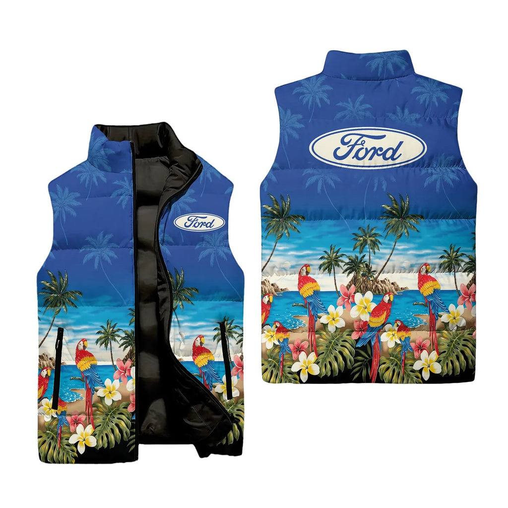 Ford Sleeveless Puffer Jacket SHW005