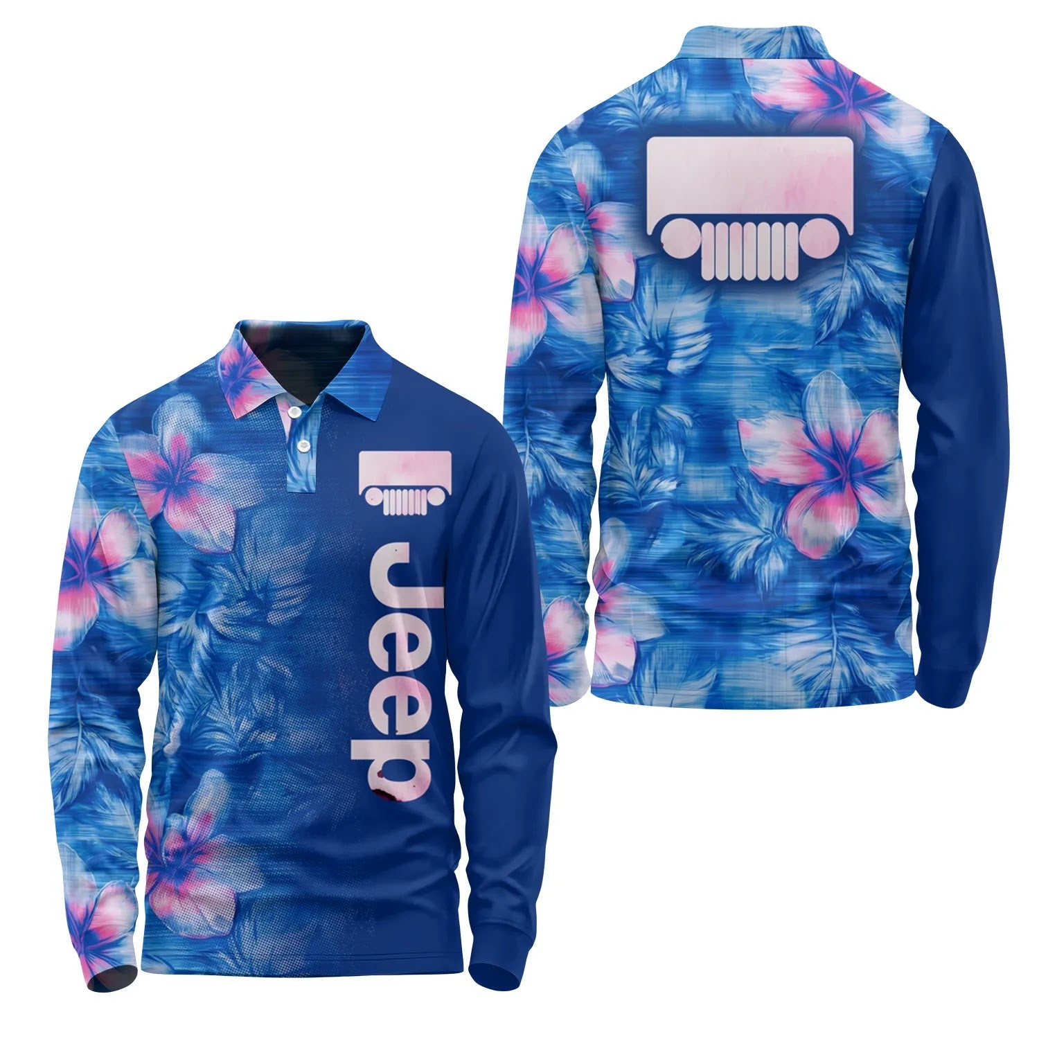 Jeep Long Sleeve Polo SHW057