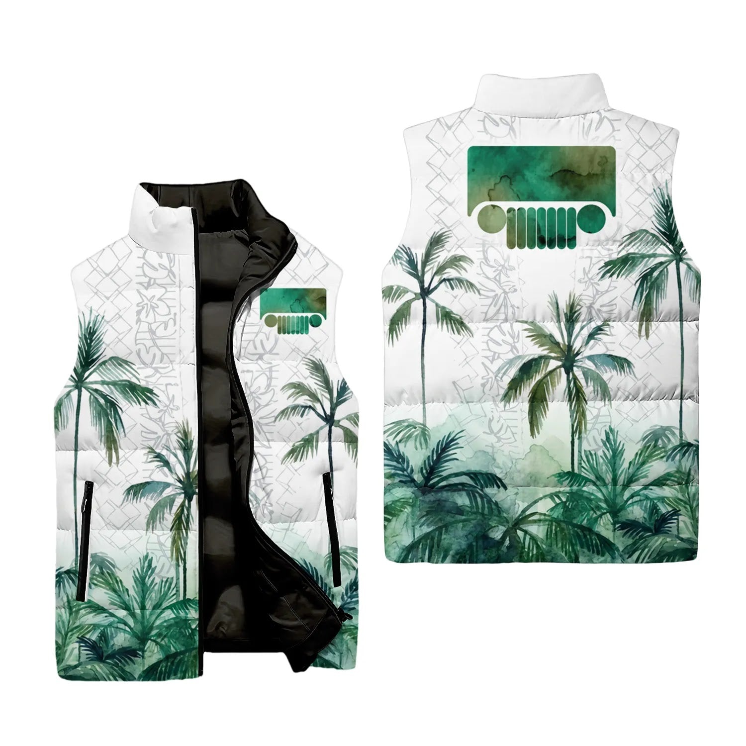 Jeep Sleeveless Puffer Jacket SHW015