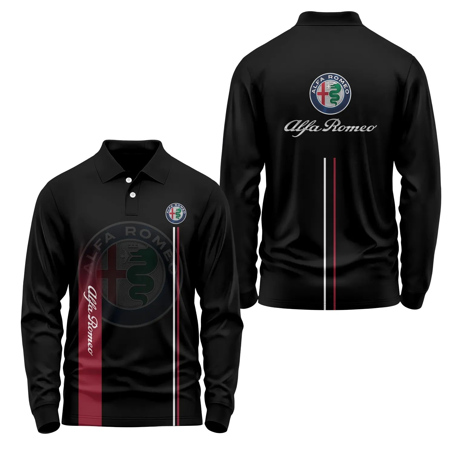 Alfa Romeo Long Sleeve Polo SC077