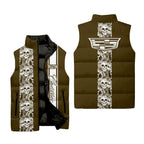 Cadillac Sleeveless Puffer Jacket SHW042