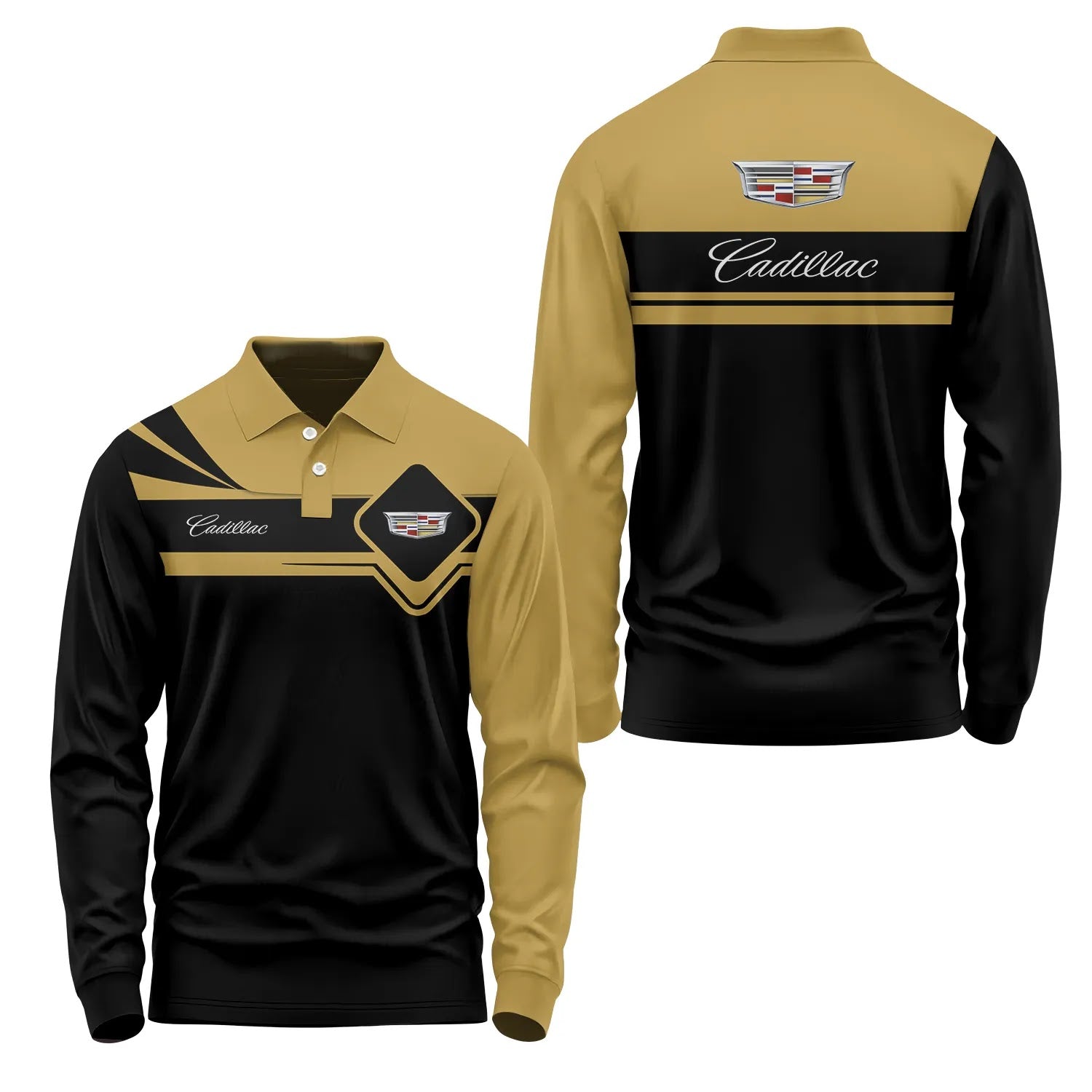 Cadillac Long Sleeve Polo SC066