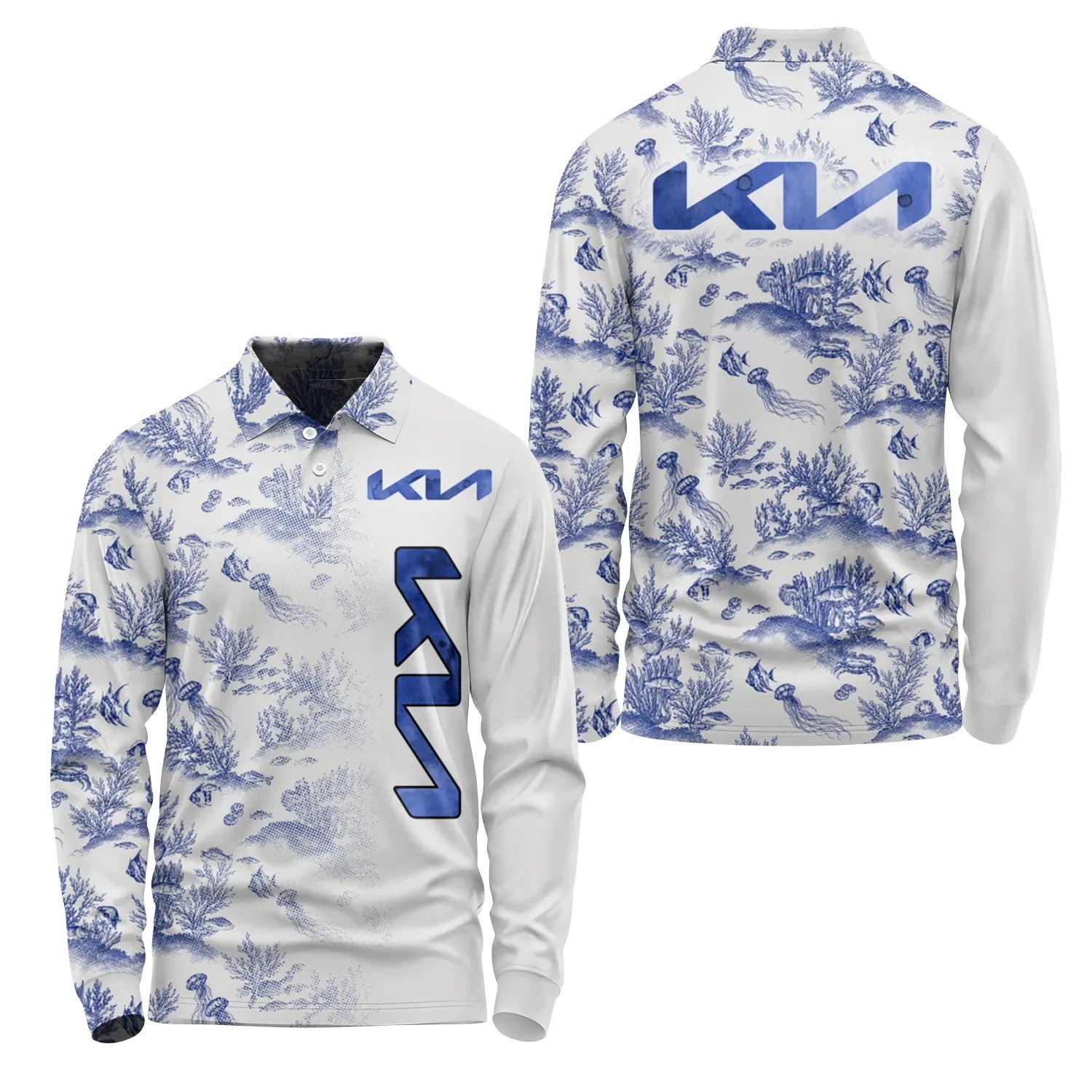 Kia Long Sleeve Polo SHW009