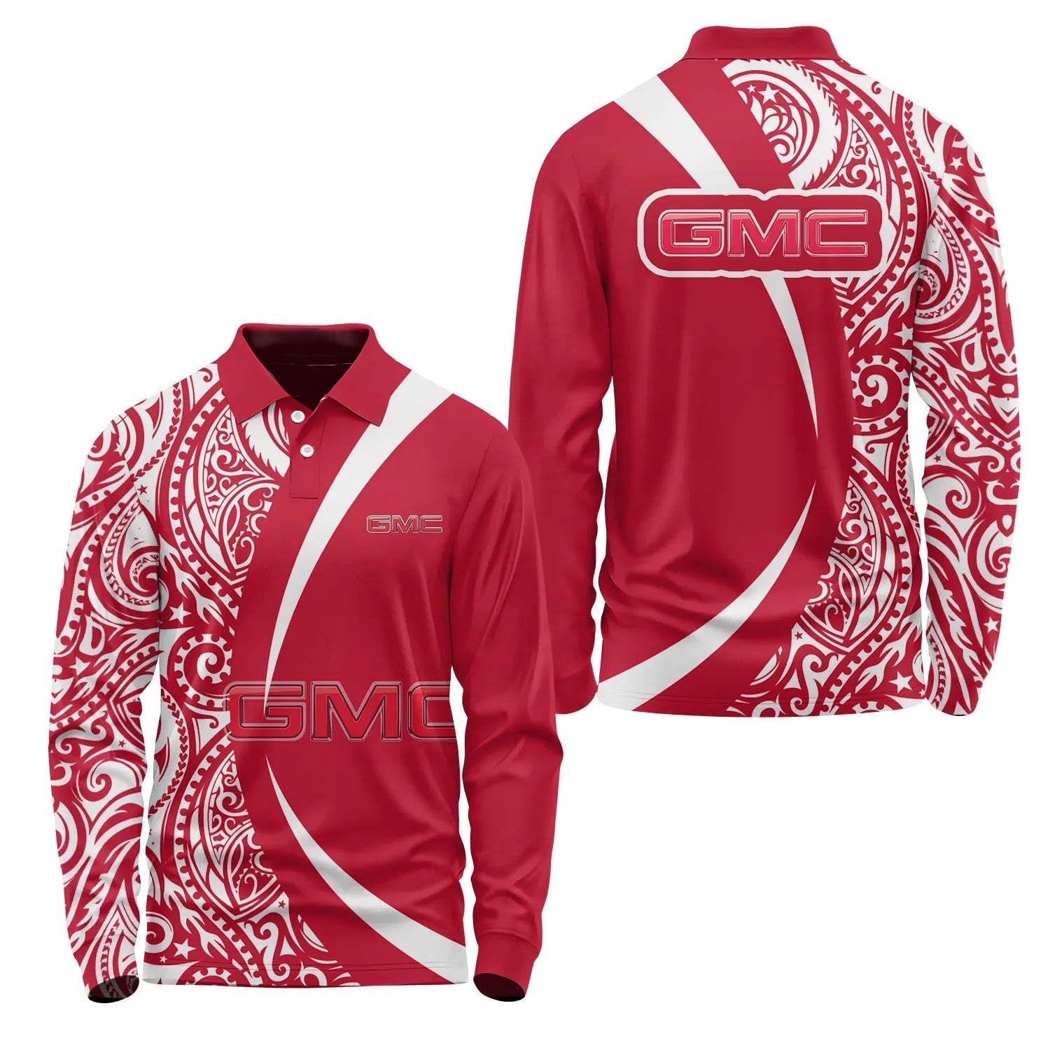 GMC Long Sleeve Polo SHW072