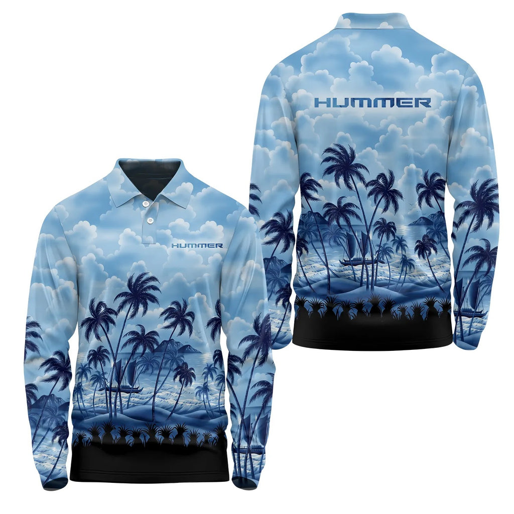 Hummer Long Sleeve Polo SHW018