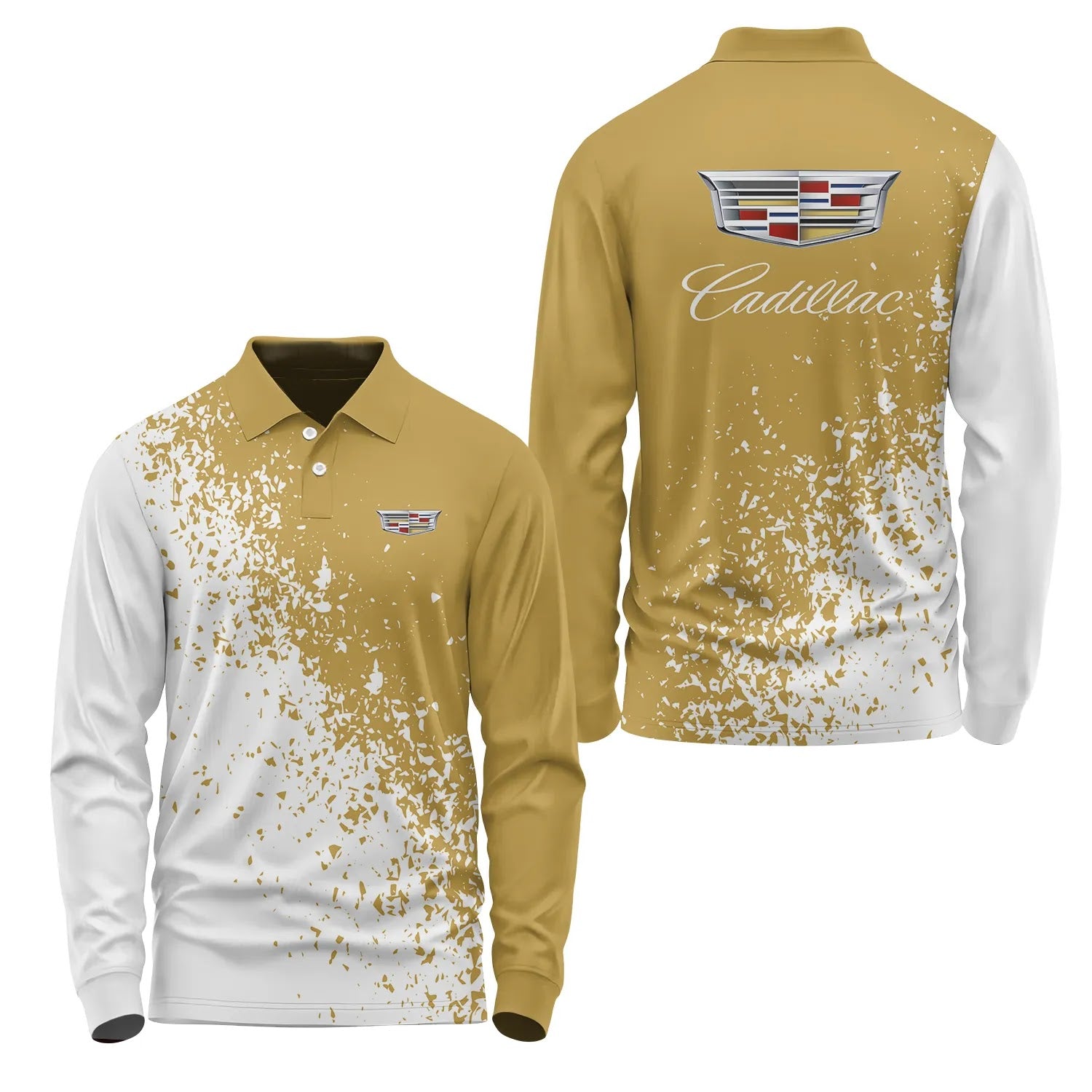Cadillac Long Sleeve Polo SC070