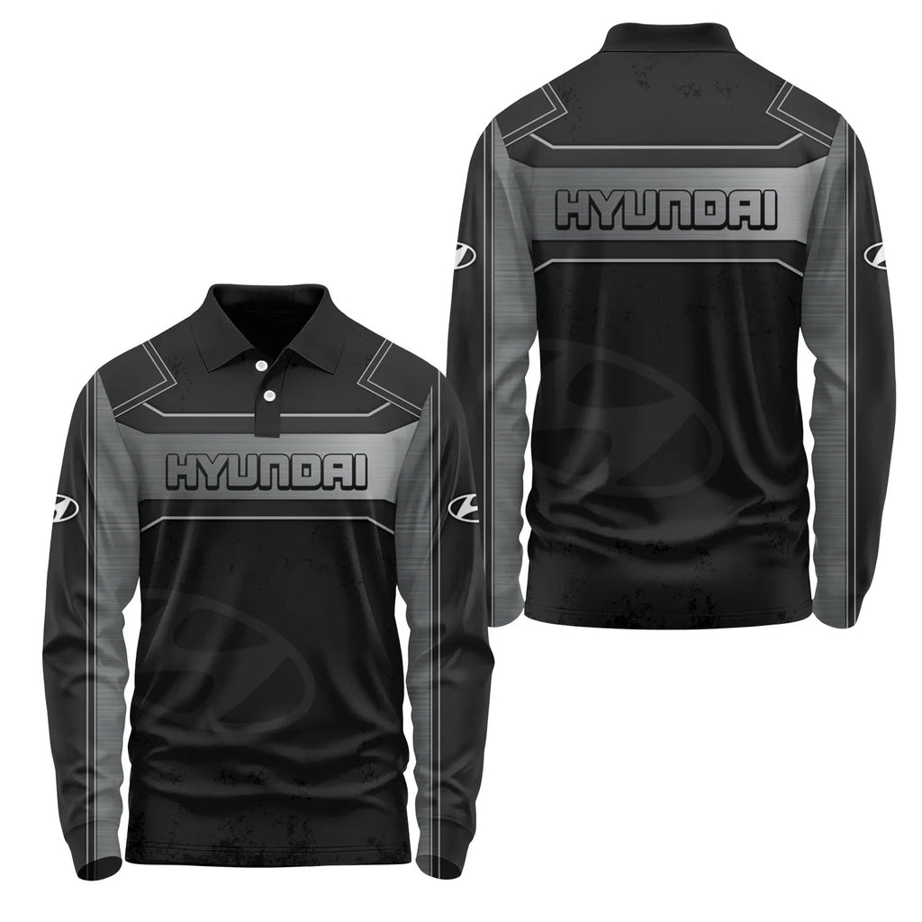 Hyundai Long Sleeve Polo SC085