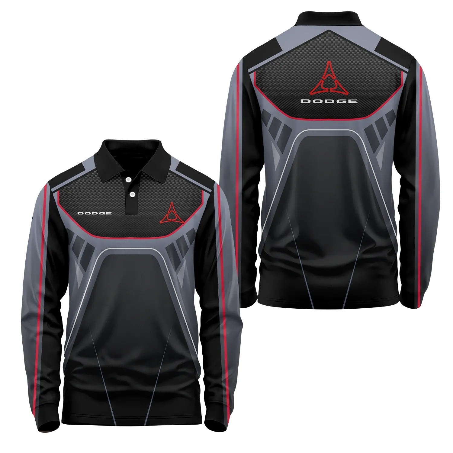 Dodge Long Sleeve Polo SC088