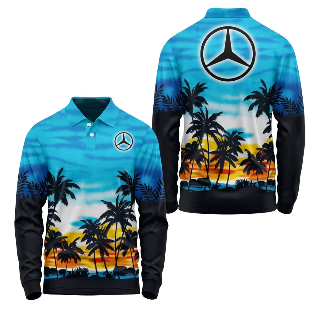 Mercedes-Benz Long Sleeve Polo SHW051