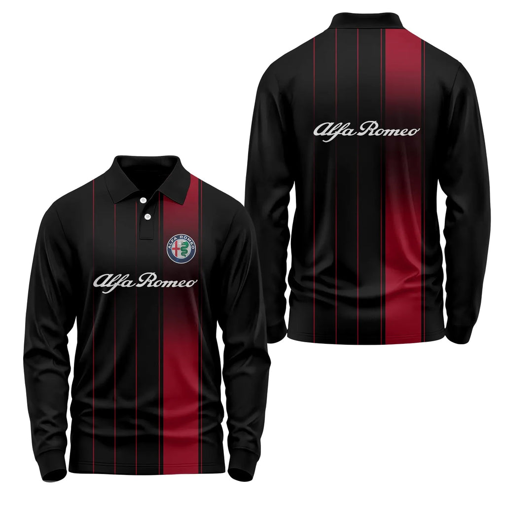 Alfa Romeo Long Sleeve Polo SC068