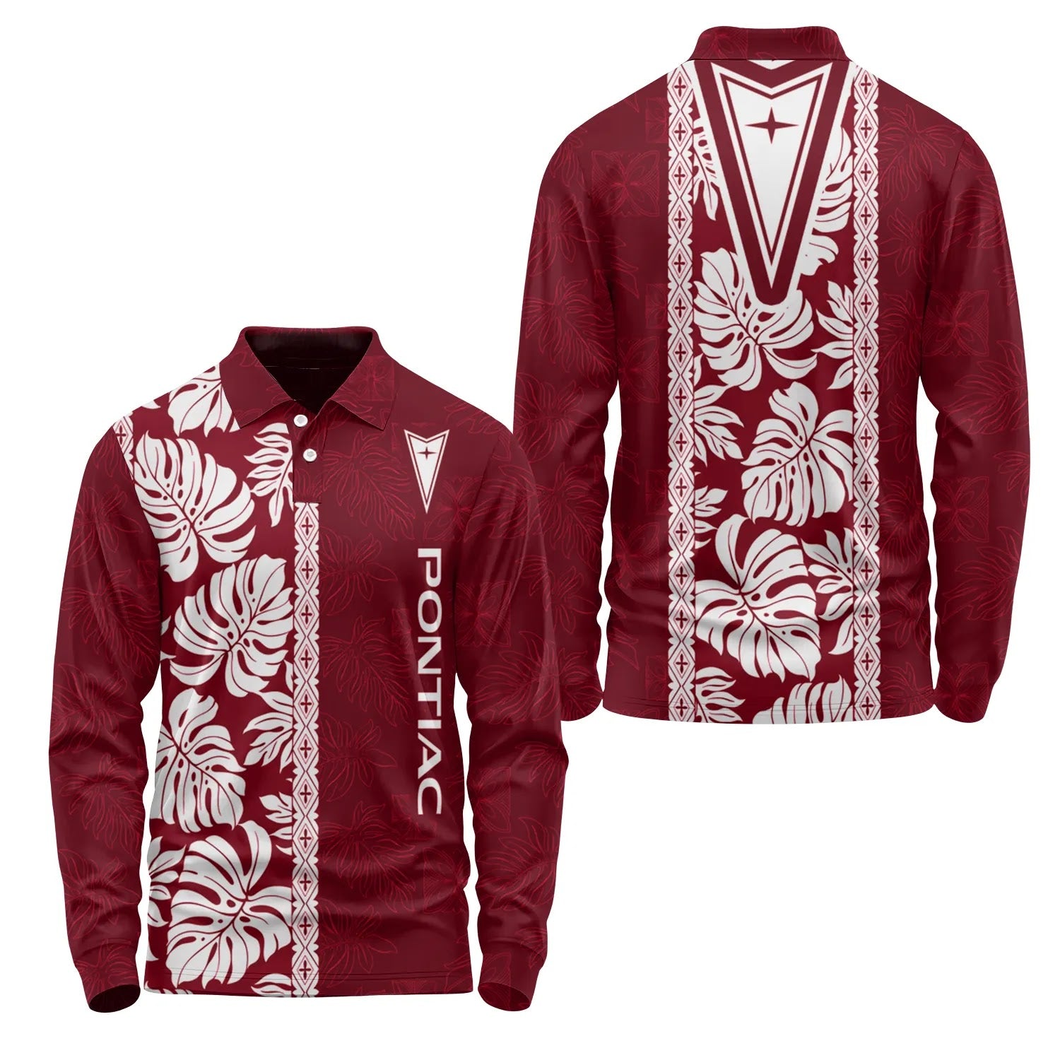 Pontiac Long Sleeve Polo SHW046