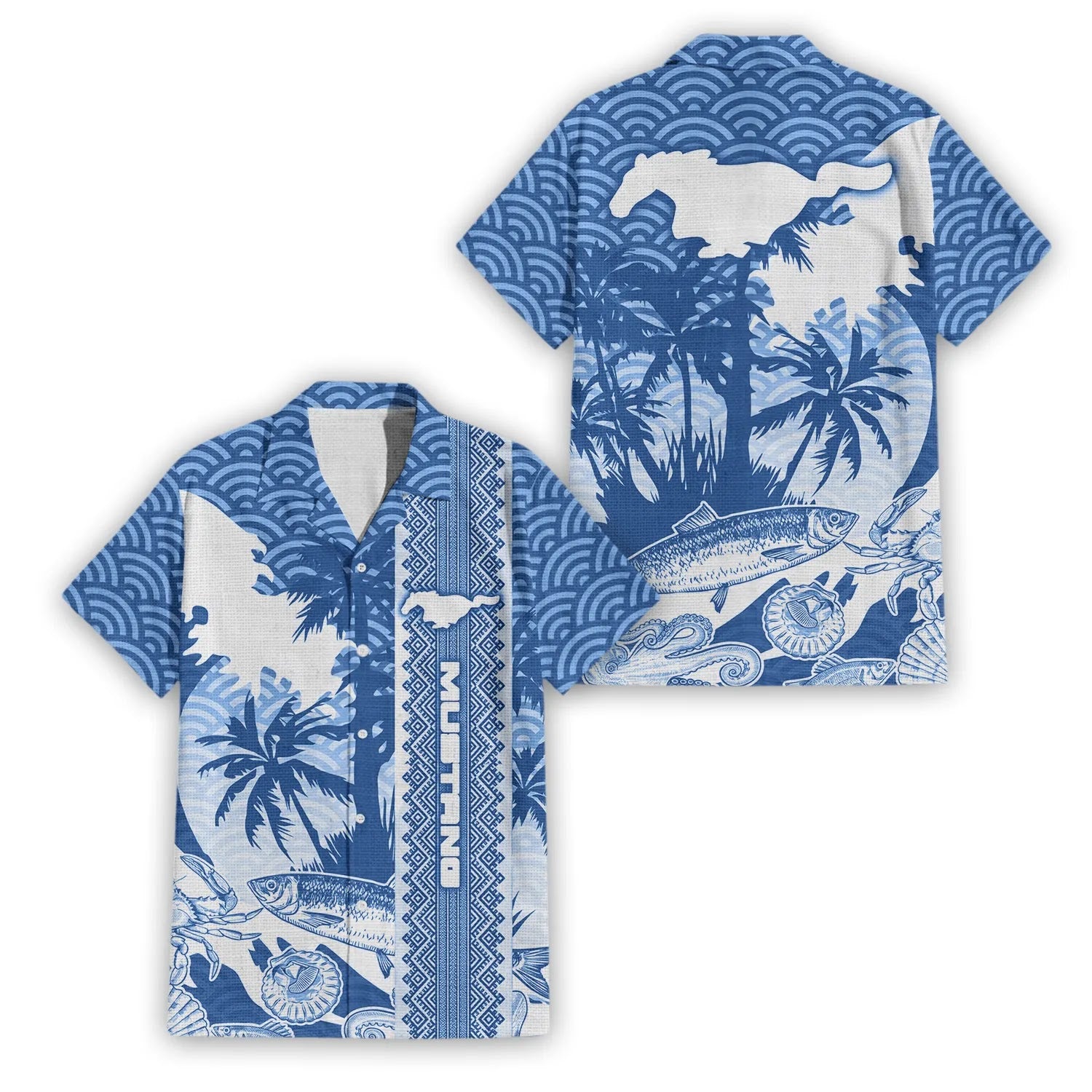 Ford Mustang Premium Hawaiian Shirt SHW038