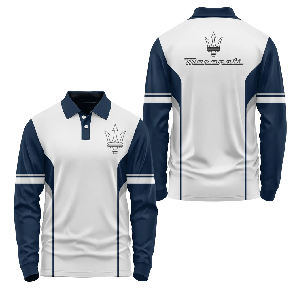 Maserati Long Sleeve Polo SC113