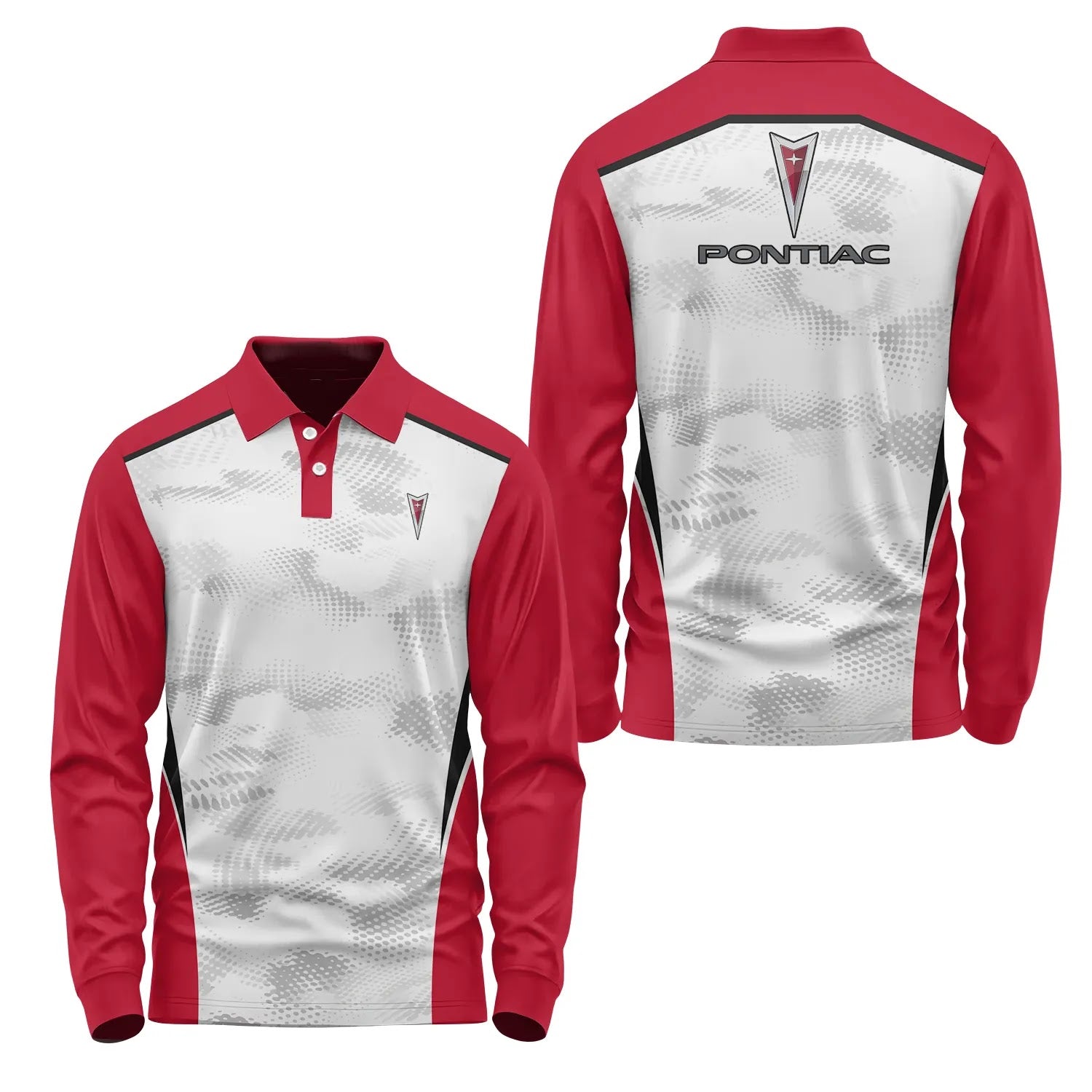 Pontiac Long Sleeve Polo SC081