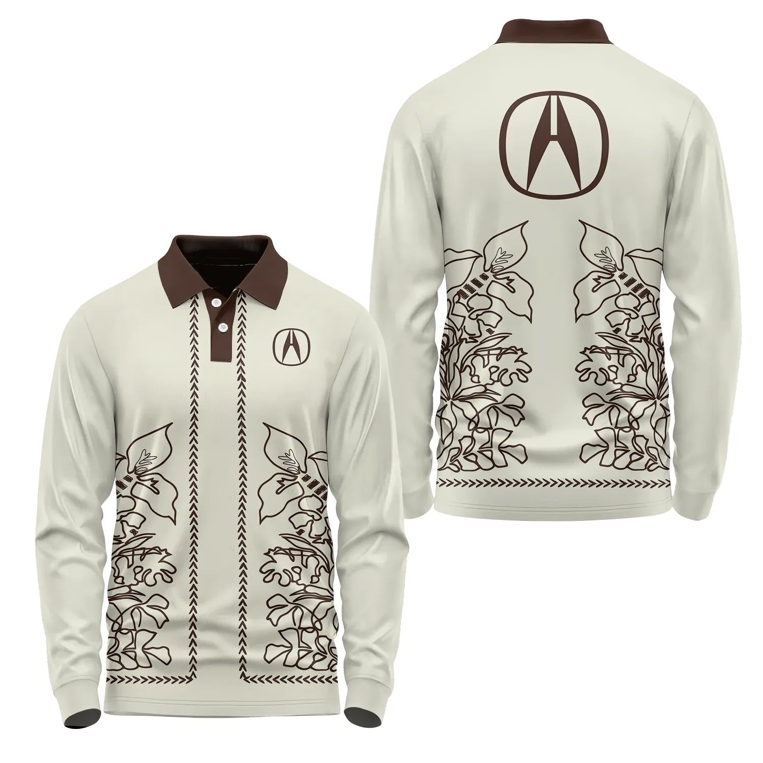 Acura Long Sleeve Polo SHW064
