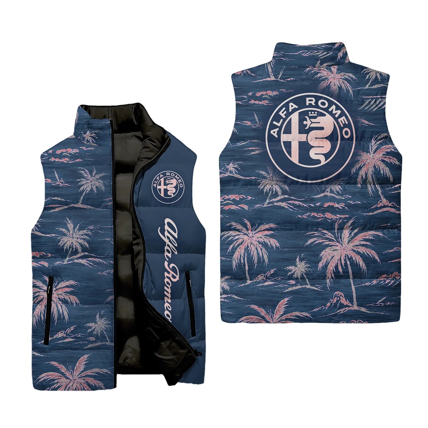 Alfa Romeo Sleeveless Puffer Jacket SHW013