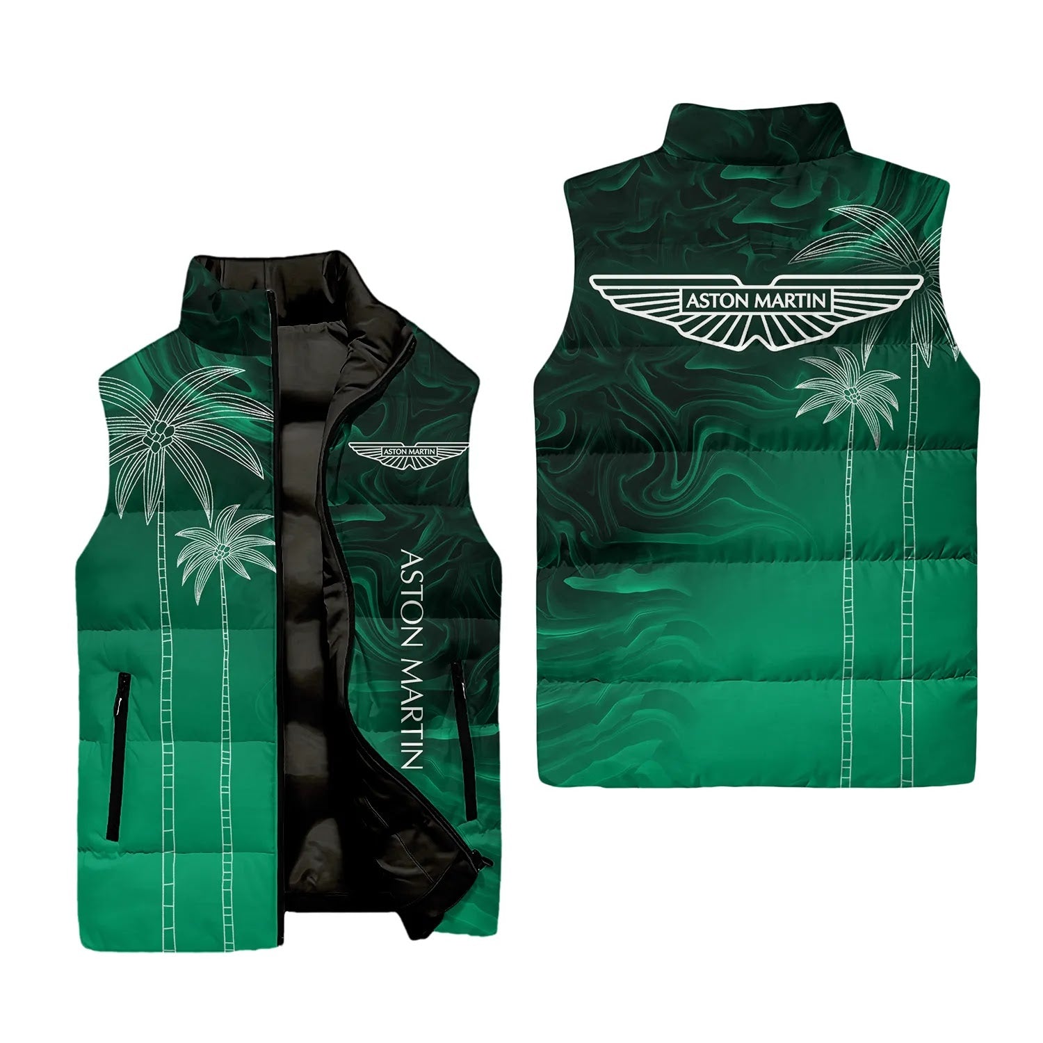 Aston Martin Sleeveless Puffer Jacket SHW070