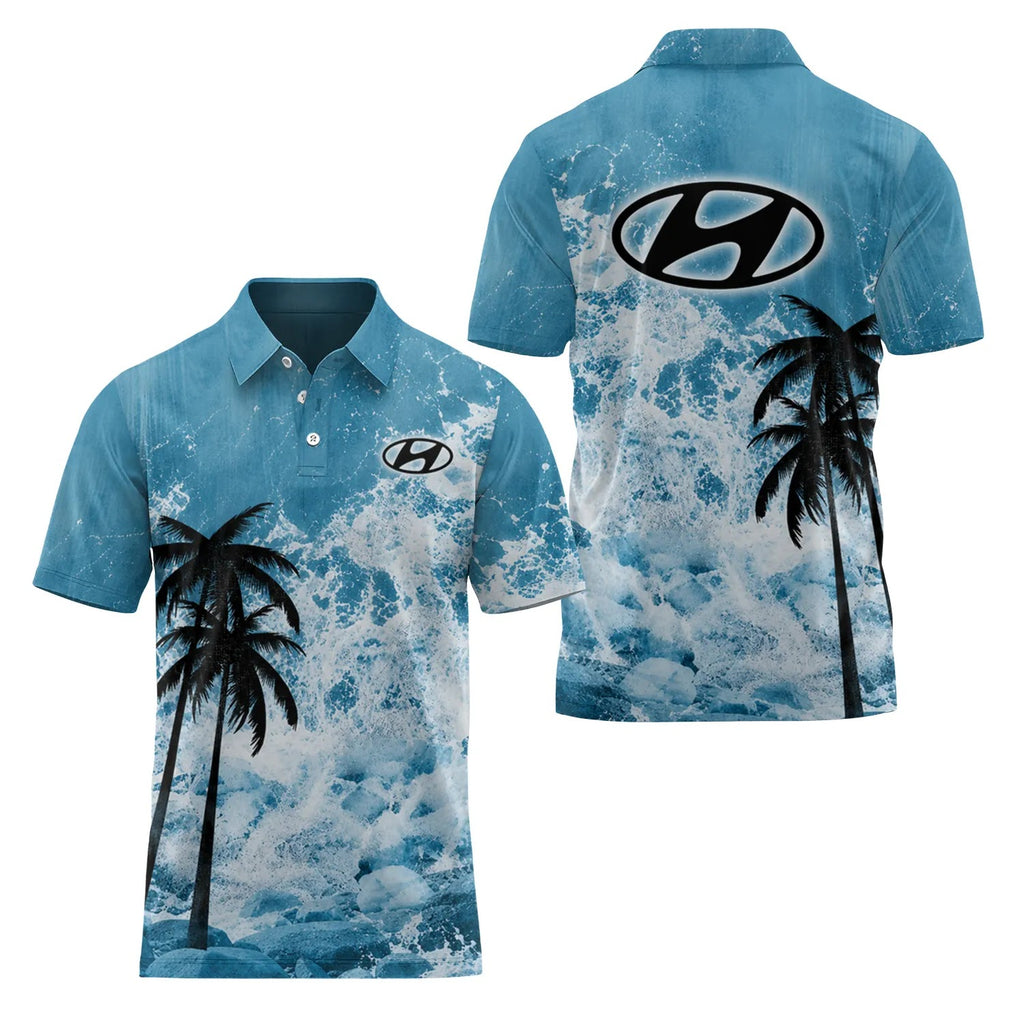 Hyundai Short Sleeve Polo SHW052
