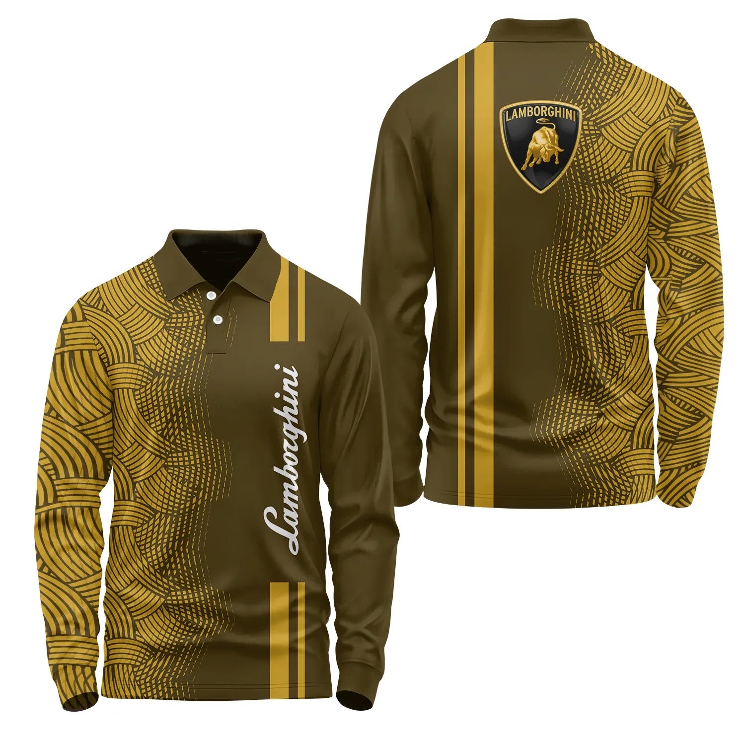 Lamborghini Long Sleeve Polo SC084