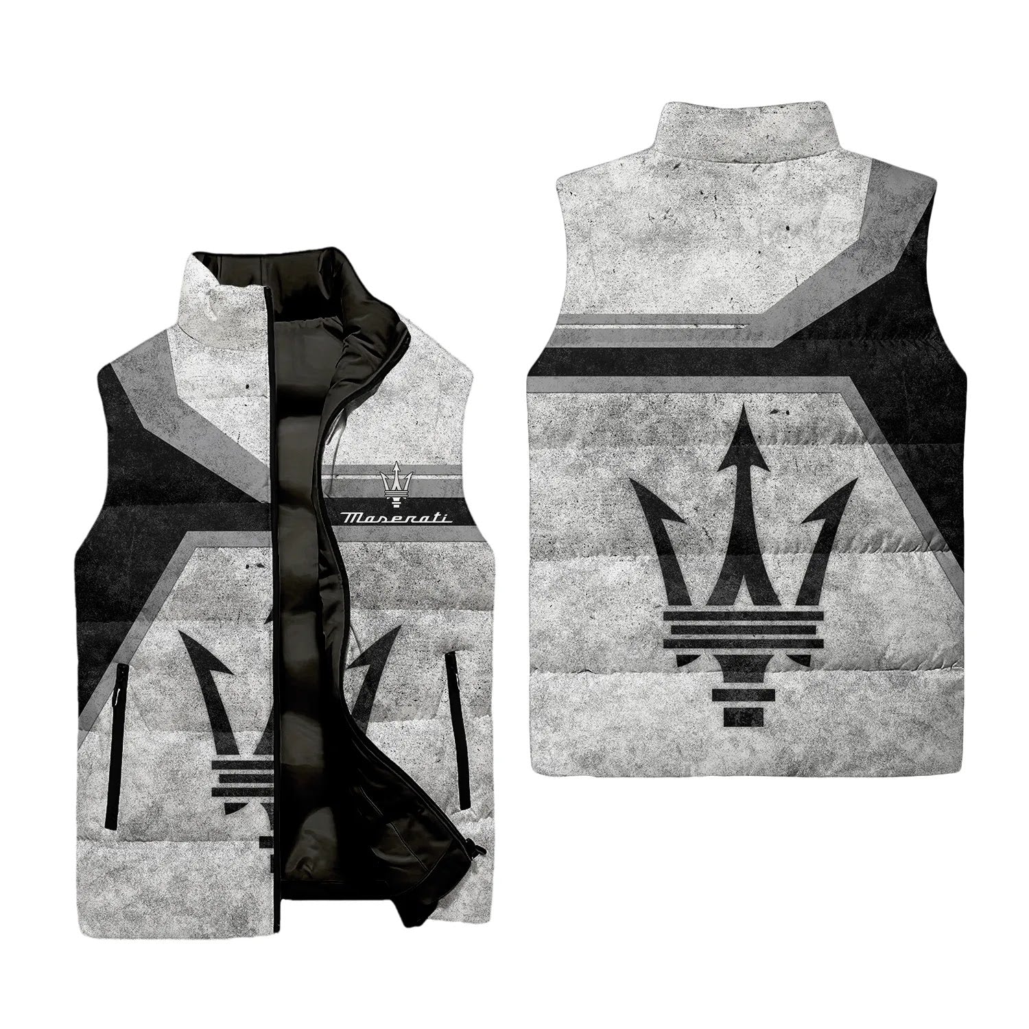 Maserati Sleeveless Puffer Jacket SC086