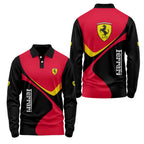 Ferrari Long Sleeve Polo SC058