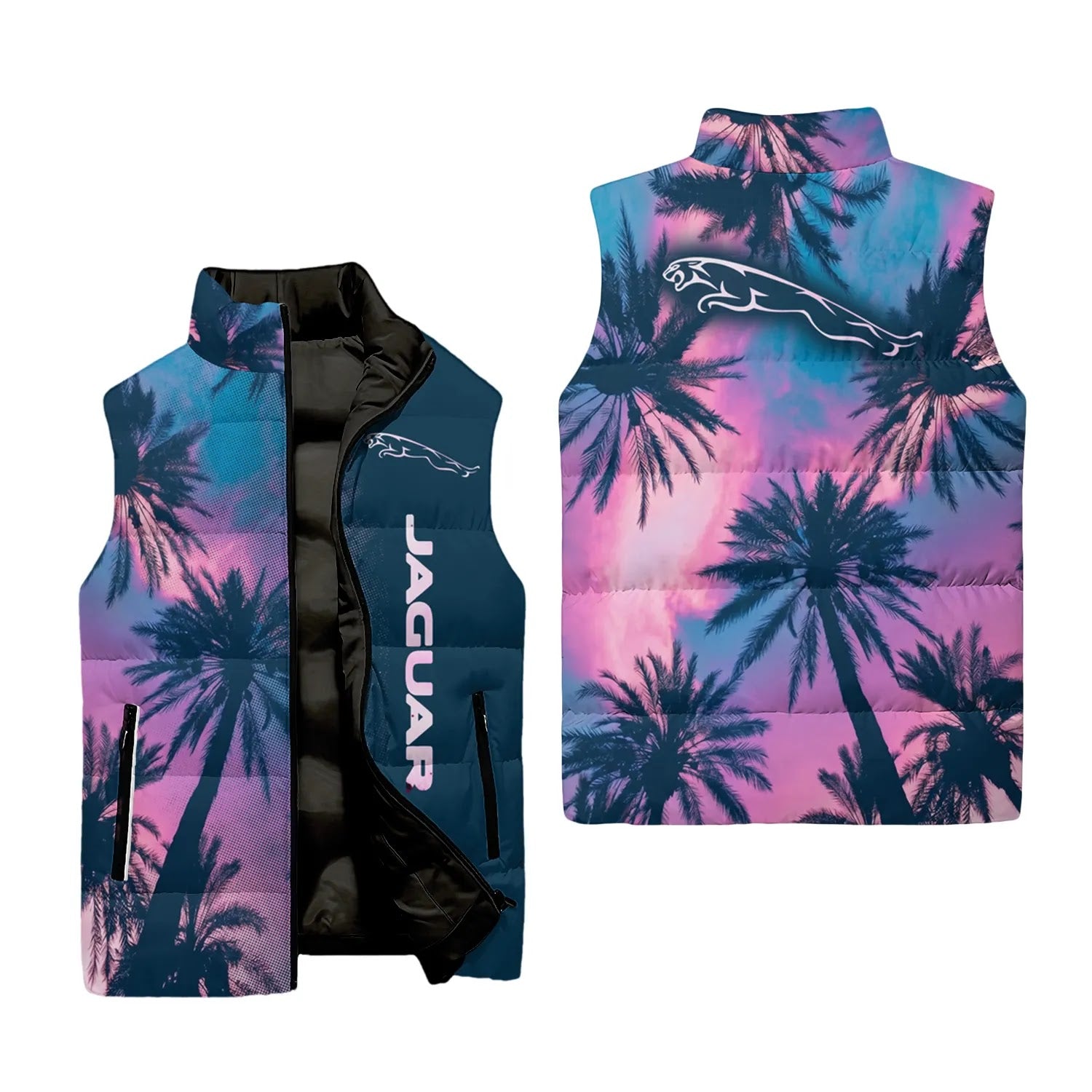 Jaguar Sleeveless Puffer Jacket SHW030