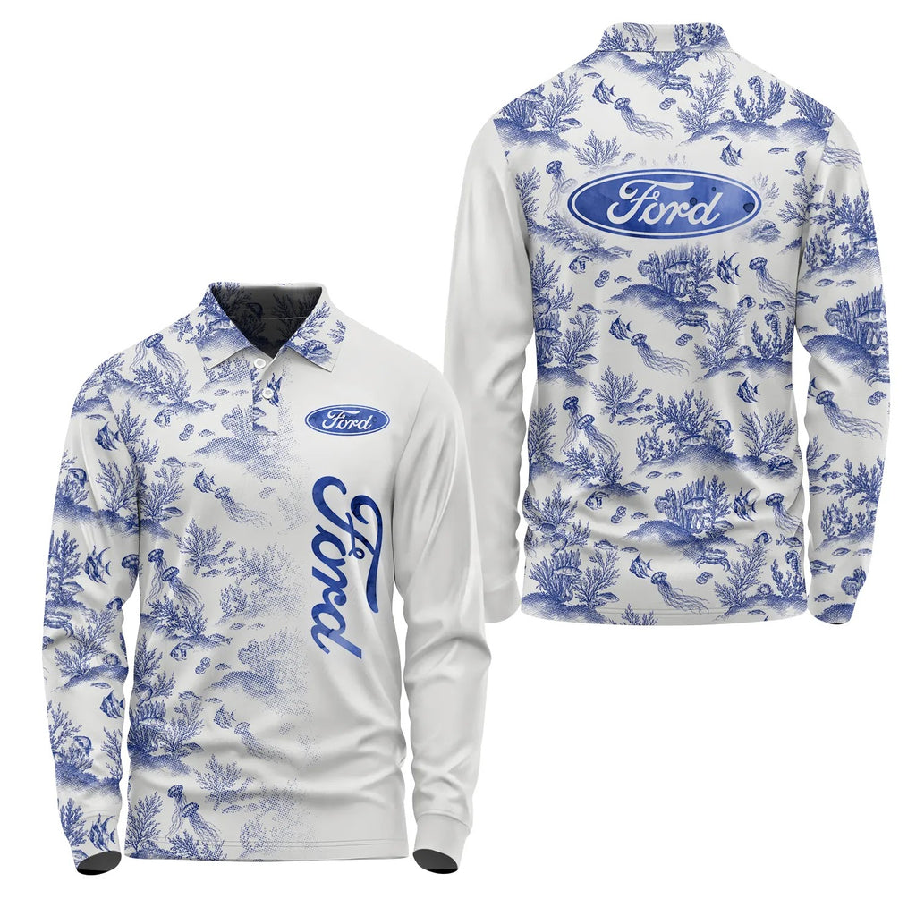 Ford Long Sleeve Polo SHW009