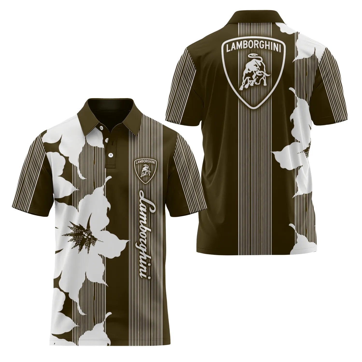 Lamborghini Short Sleeve Polo SHW039