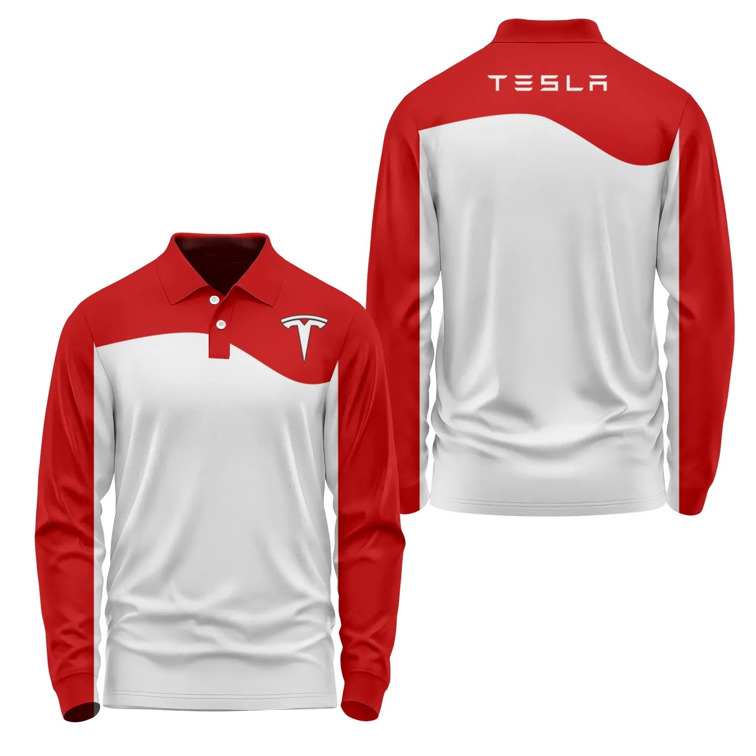 Tesla Long Sleeve Polo SC110