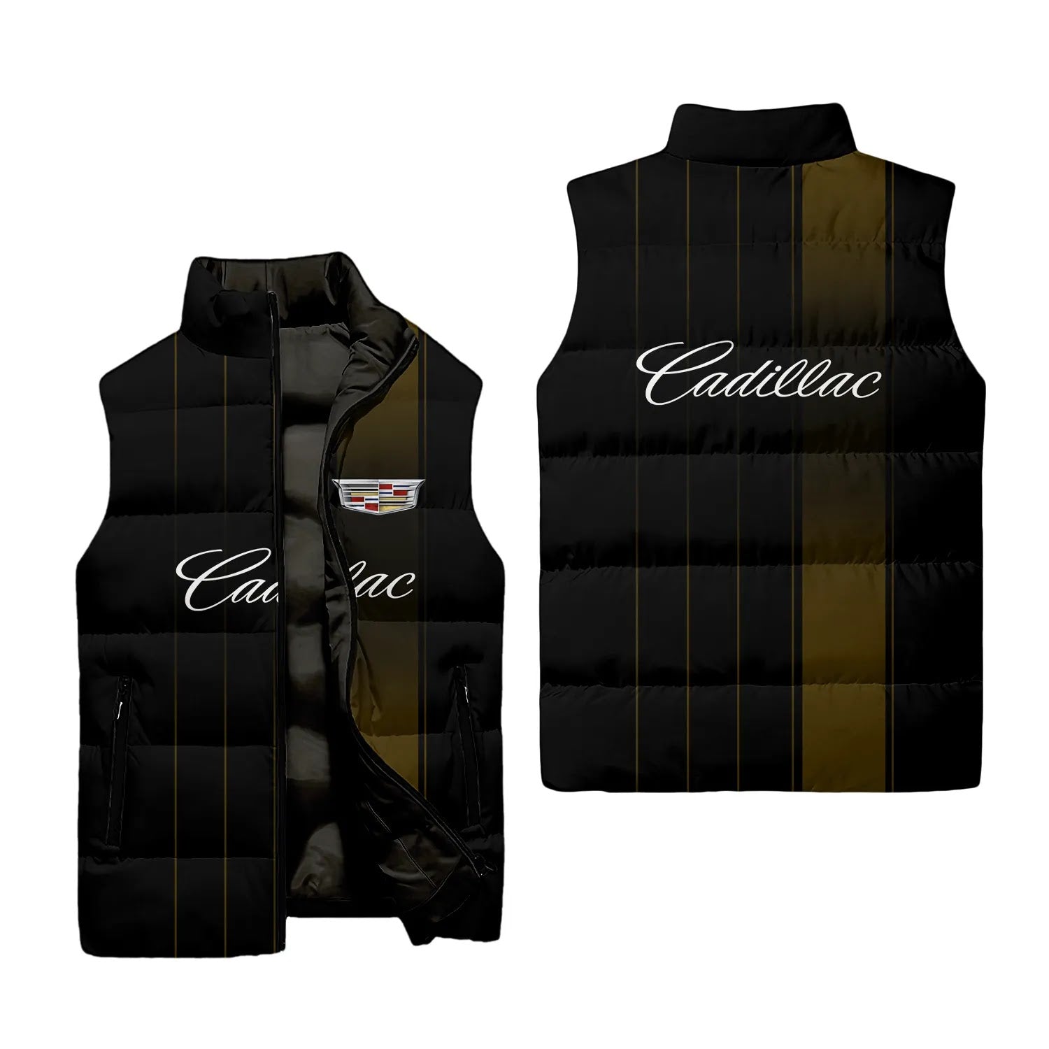 Cadillac Sleeveless Puffer Jacket SC068