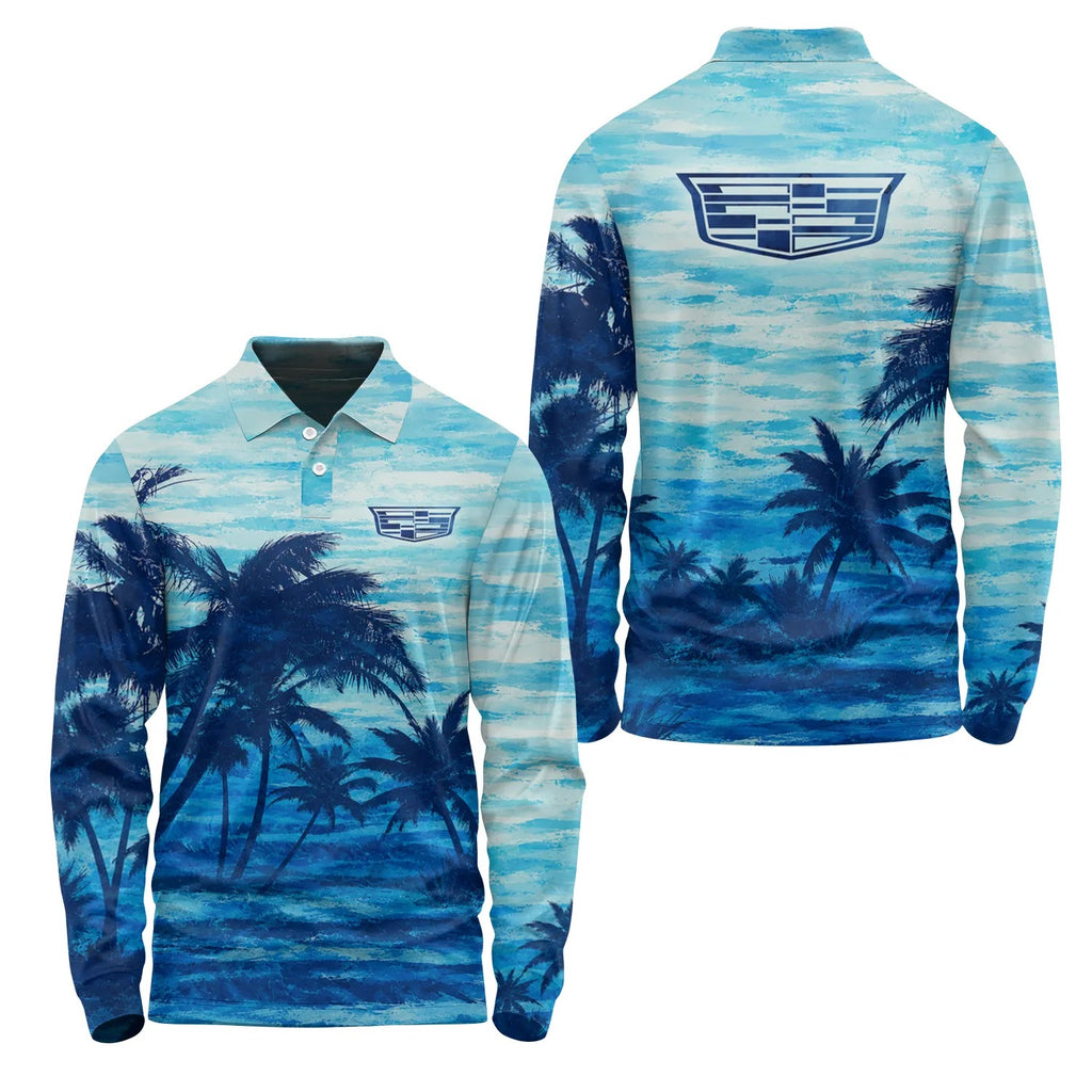 Cadillac Long Sleeve Polo SHW048
