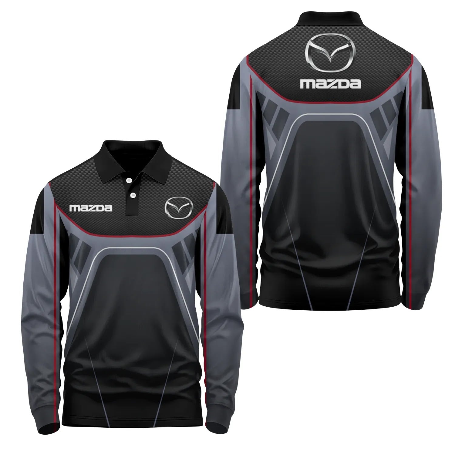 Mazda Long Sleeve Polo SC088