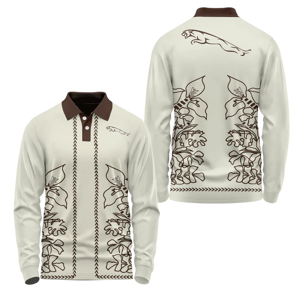 Jaguar Long Sleeve Polo SHW064