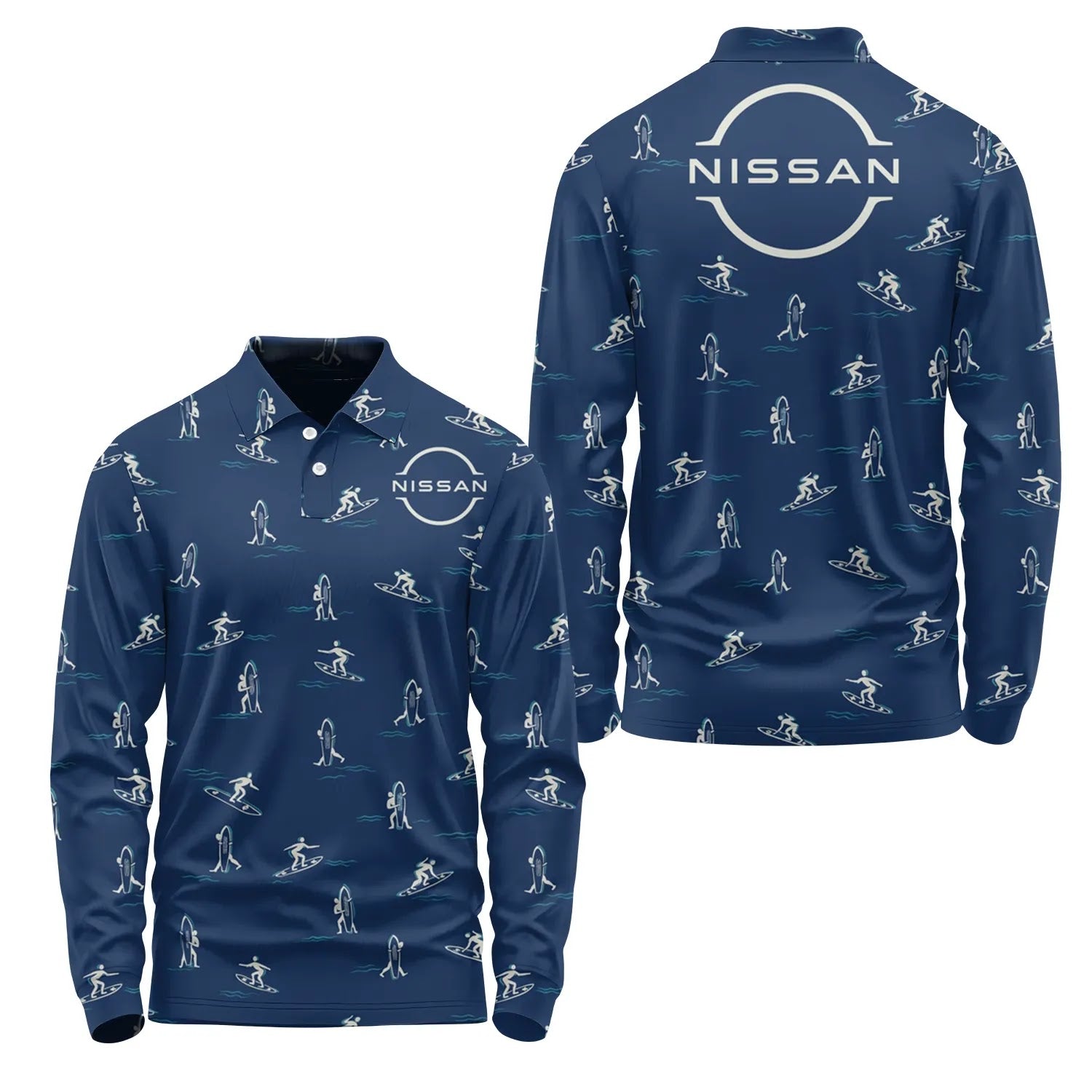 Nissan Long Sleeve Polo SHW011